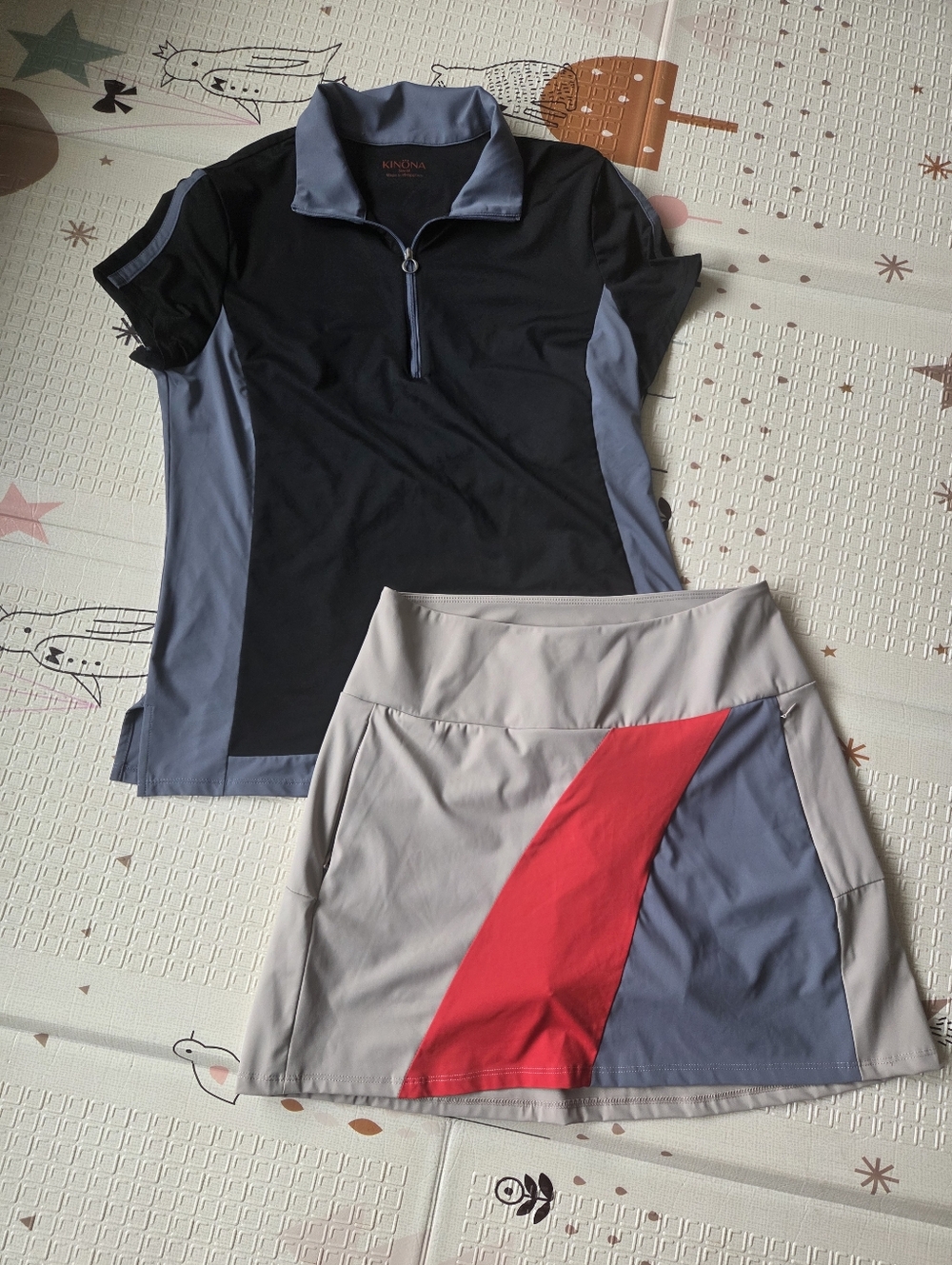Kinona Women’s Atletic Golf Tennis   Skort And  Top Set